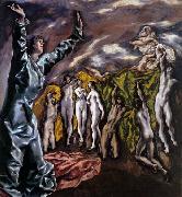 El Greco The Opening of the Fifth Seal oil painting reproduction